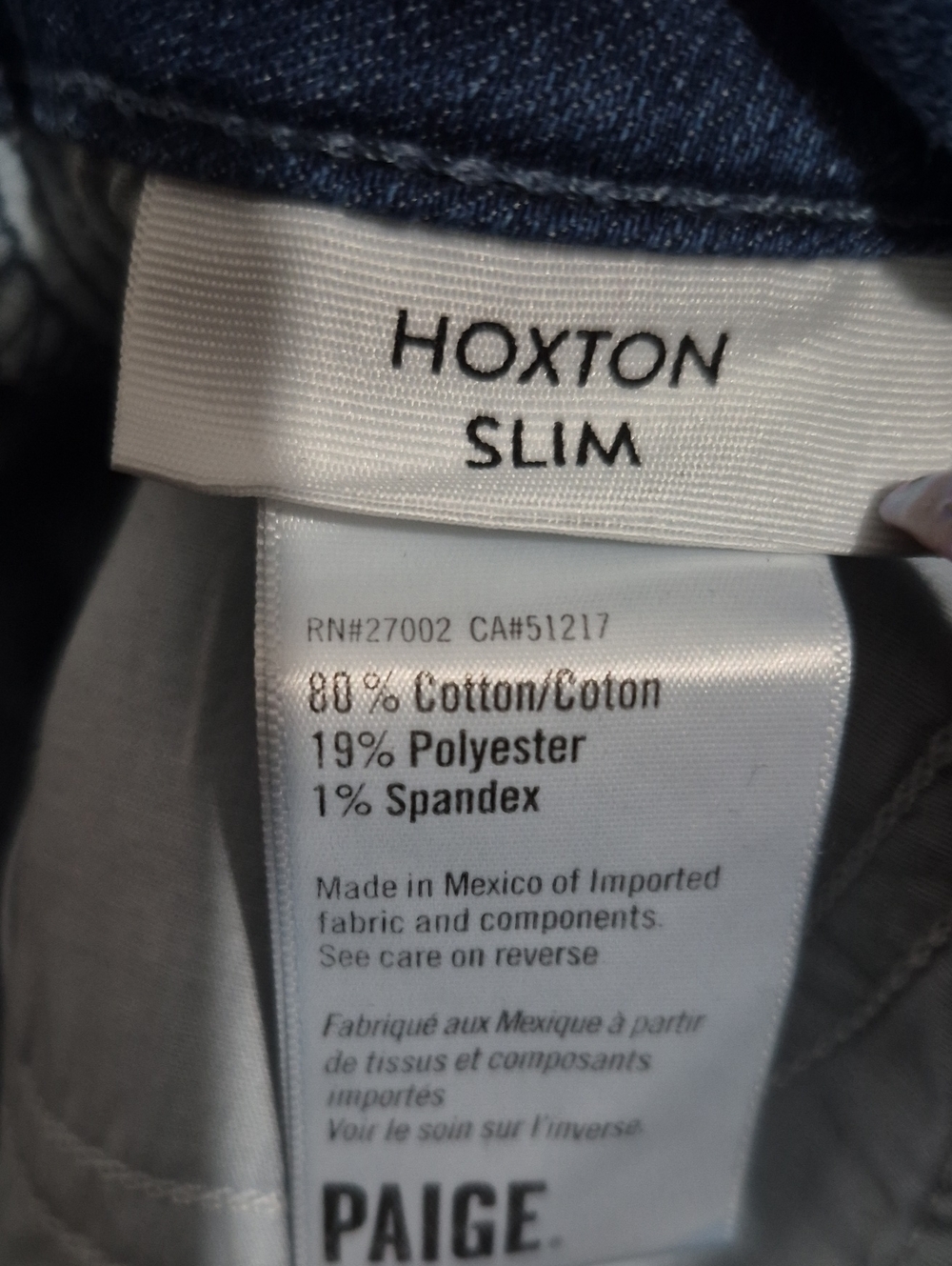 PAIGE Dark Blue Skinny Jeans Size 29 - Picture 5 of 5